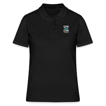 Danse en ligne - Polo Femme - noir - Devant - Ailine (174cm)