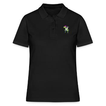 Boston Terrier - Women's Polo Shirt - black - Front - Ailine (174cm)