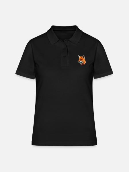 RENARD - Polo Femme - noir