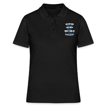 Ich Bin der Beweis DASS Papa Nicht nur an Autos - Frauen Polo Shirt - Schwarz - Vorne - Ailine (174cm)