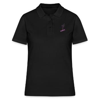 Wasser Monja - Frauen Polo Shirt - Schwarz - Vorne - Ailine (174cm)