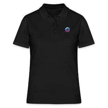 Rollerskaten Damen Rollerskate Rollschuhlaufen - Frauen Polo Shirt - Schwarz - Vorne - Ailine (174cm)