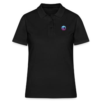 Innebandy Floorball Salibandy Hockey Unihockey - Women's Polo Shirt - black - Front - Ailine (174cm)