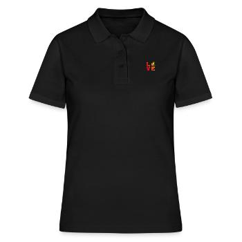 Batteur Percussions Hommes - Polo Femme - noir - Devant - Ailine (174cm)