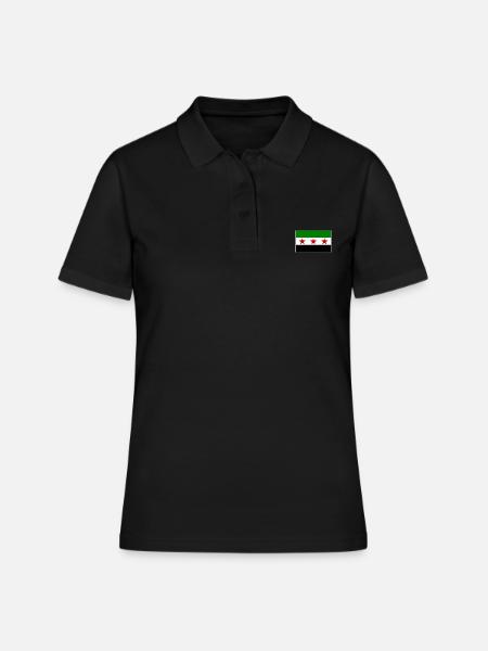 Syrie - Polo Femme - noir