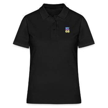 Age 68 - Women's Polo Shirt - black - Front - Ailine (174cm)