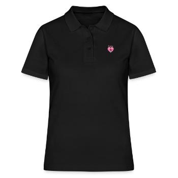 12. Geburstag Golf Golferin Mädchen Tochter - Frauen Polo Shirt - Schwarz - Vorne - Ailine (174cm)