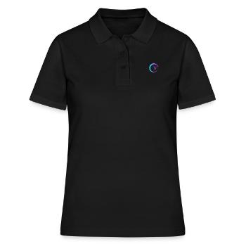 Sporty Hobby Leidenschaft Speerwurf - Frauen Polo Shirt - Schwarz - Vorne - Ailine (174cm)