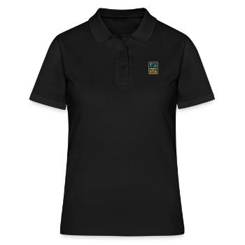 Age 53 - Women's Polo Shirt - black - Front - Ailine (174cm)