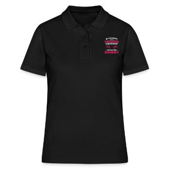 Mon plus haut accomplissement m'appelle mamie - Polo Femme - noir - Devant - Ailine (174cm)