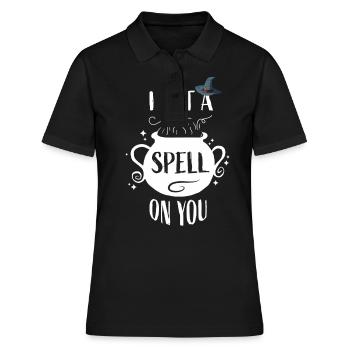 I put a spell on you - Women's Polo Shirt - black - Front - Ailine (174cm)