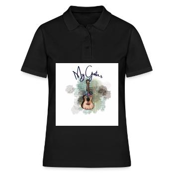 my guitar - Polo Femme - noir - Devant - Ailine (174cm)