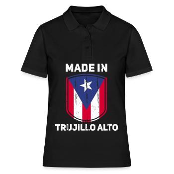Puerto Rico - Women's Polo Shirt - black - Front - Ailine (174cm)