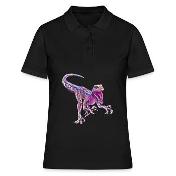 Velociraptor - Polo Femme - noir - Devant - Ailine (174cm)