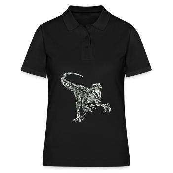 Velociraptor - Polo Femme - noir - Devant - Ailine (174cm)