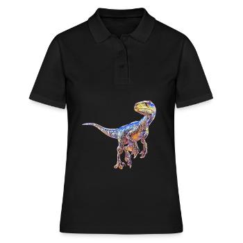 Velociraptor - Polo Femme - noir - Devant - Ailine (174cm)
