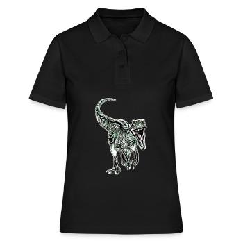 Velociraptor - Polo Femme - noir - Devant - Ailine (174cm)