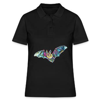 chauve-souris - Polo Femme - noir - Devant - Ailine (174cm)