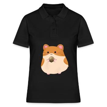 Hamster - Polo Femme - noir - Devant - Ailine (174cm)