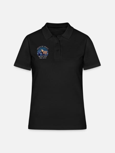 Retraité - Polo Femme - noir