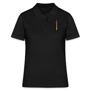 Épée magique - Polo Femme - noir - Devant - Ailine (174cm)