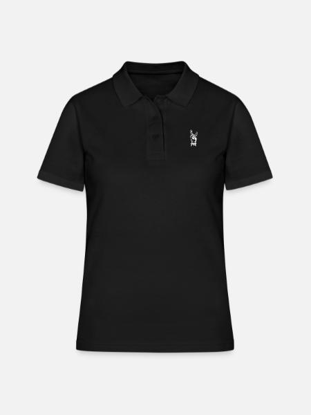 Rock Hand Music - Women's Polo Shirt - black
