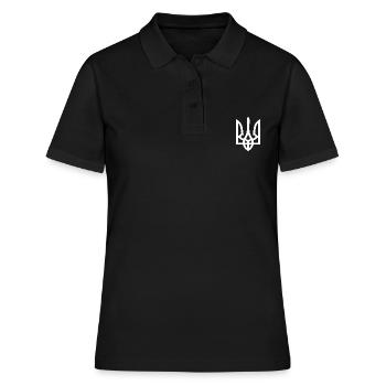 Ukraine - Polo Femme - noir - Devant - Ailine (174cm)