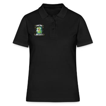 Hygiène dentaire crocodile - Polo Femme - noir - Devant - Ailine (174cm)