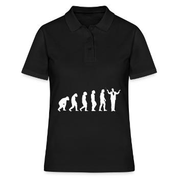 Musiciens Chefs d’orchestre Évolution Chef d’orchestre Musique Orchestre - Polo Femme - noir - Devant - Ailine (174cm)