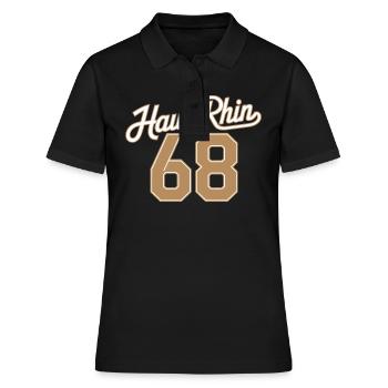 Haut-Rhin 68 - Polo Femme - noir - Devant - Ailine (174cm)