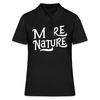 Mère nature - Polo Femme - noir - Devant - Ailine (174cm)