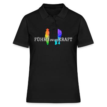 Western Lady Führungskraft - Frauen Polo Shirt - Schwarz - Vorne - Ailine (174cm)