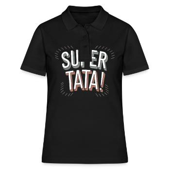 Super tata - Polo Femme - noir - Devant - Ailine (174cm)