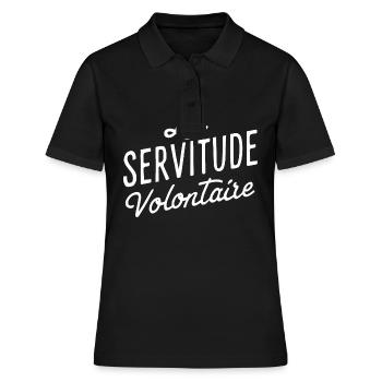 La servitude volontaire - Polo Femme - noir - Devant - Ailine (174cm)