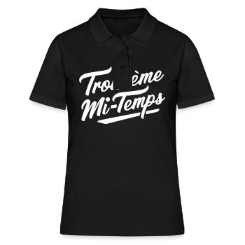 Troisième mi-temps - Polo Femme - noir - Devant - Ailine (174cm)