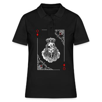 Cartes Cartes Card - Polo Femme - noir - Devant - Ailine (174cm)