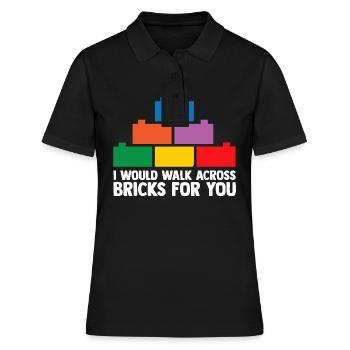 Brick Builder Brick Building Master Builder - Women's Polo Shirt - black - Front - Ailine (174cm)