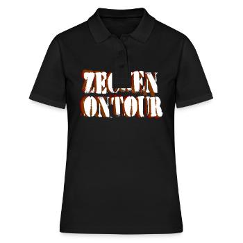 Tiques en tournée - Polo Femme - noir - Devant - Ailine (174cm)
