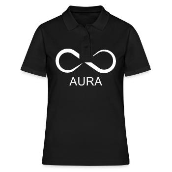 INFINITE AURA - Women's Polo Shirt - black - Front - Ailine (174cm)