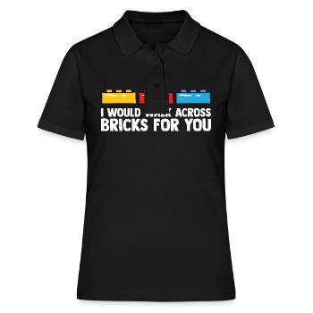 Brick Builder Brick Building Master Builder - Women's Polo Shirt - black - Front - Ailine (174cm)