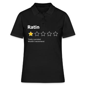 Des notes totalement surestimées - Polo Femme - noir - Devant - Ailine (174cm)