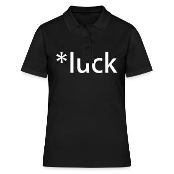 Luck St Patricks Day - Women's Polo Shirt - black - Front - Ailine (174cm)