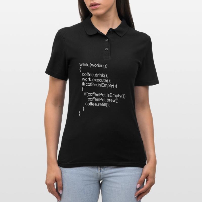 Source code Program code for programmers Women's Polo Shirt