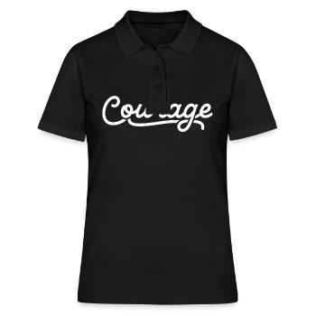 Courage - Polo Femme - noir - Devant - Ailine (174cm)