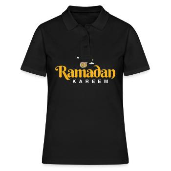 Ramadan Mubarak - Frauen Polo Shirt - Schwarz - Vorne - Ailine (174cm)