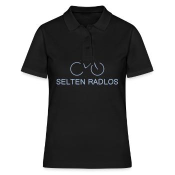 Rarement sans vélo - Polo Femme - noir - Devant - Ailine (174cm)