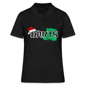 Darts - Frauen Polo Shirt - Schwarz - Vorne - Ailine (174cm)