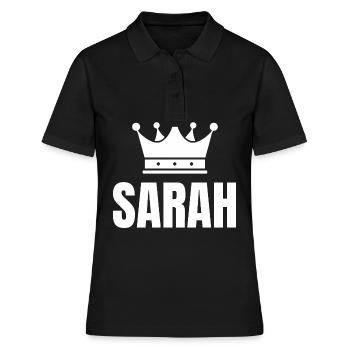 Anniversaire de la princesse héritière Sarah - Polo Femme - noir - Devant - Ailine (174cm)