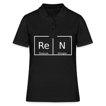 Ren Name Vorname Chemie Periodensystem Elemente - Frauen Polo Shirt - Schwarz - Vorne - Ailine (174cm)