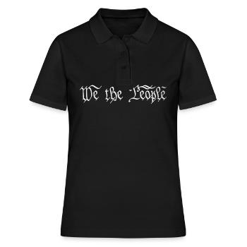 Patriot US Flag Constitution of the USA Needs To - Women's Polo Shirt - black - Front - Ailine (174cm)
